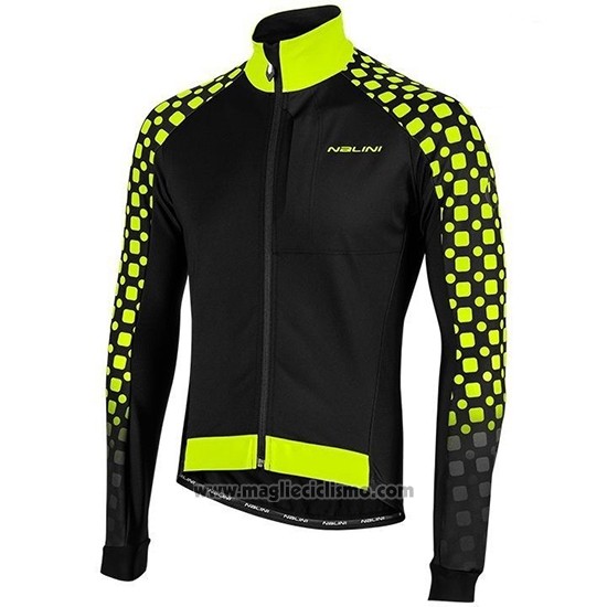 2019 Abbigliamento Ciclismo Nalini CRIT 3L 2.0 Nero Giallo Manica Lunga e Salopette
