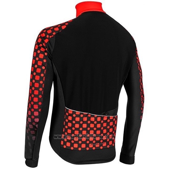 2019 Abbigliamento Ciclismo Nalini CRIT 3L 2.0 Nero Rosso Manica Lunga e Salopette