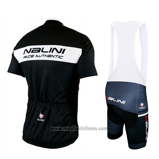 2019 Abbigliamento Ciclismo Nalini Nero Giallo Manica Corta e Salopette