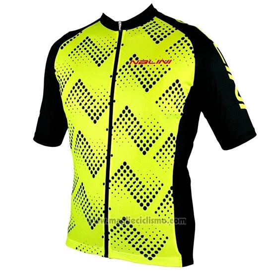 2019 Abbigliamento Ciclismo Nalini Podio 2.0 Nero Giallo Manica Corta e Salopette
