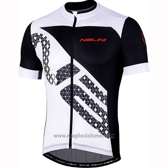 2019 Abbigliamento Ciclismo Nalini Volata 2.0 Nero Bianco Manica Corta e Salopette