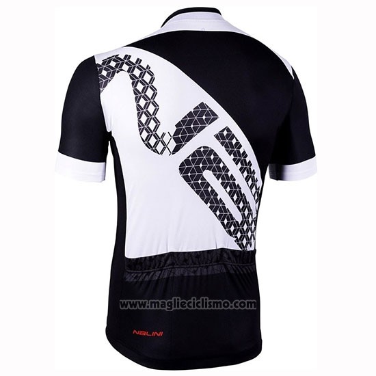 2019 Abbigliamento Ciclismo Nalini Volata 2.0 Nero Bianco Manica Corta e Salopette
