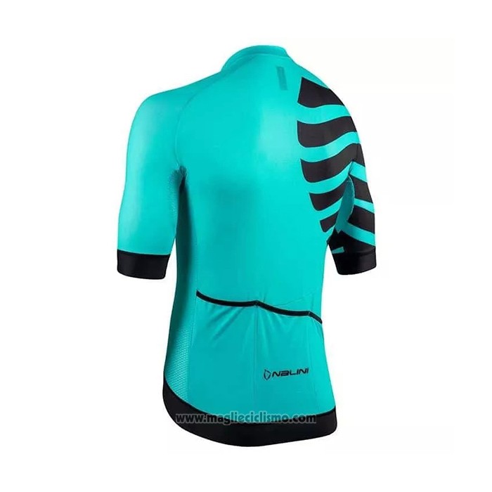 2021 Abbigliamento Ciclismo Nalini Chiaro Verde Manica Corta e Salopette