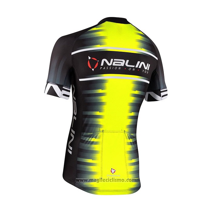 2021 Abbigliamento Ciclismo Nalini Giallo Manica Corta e Salopette