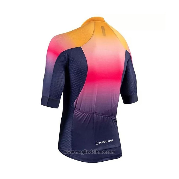 2021 Abbigliamento Ciclismo Nalini Multicolore Manica Corta e Salopette