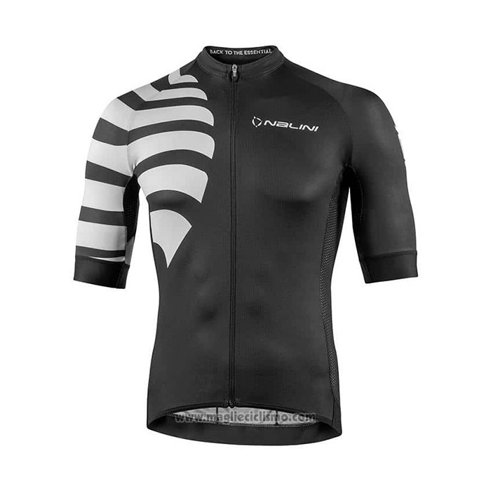 2021 Abbigliamento Ciclismo Nalini Nero Manica Corta e Salopette