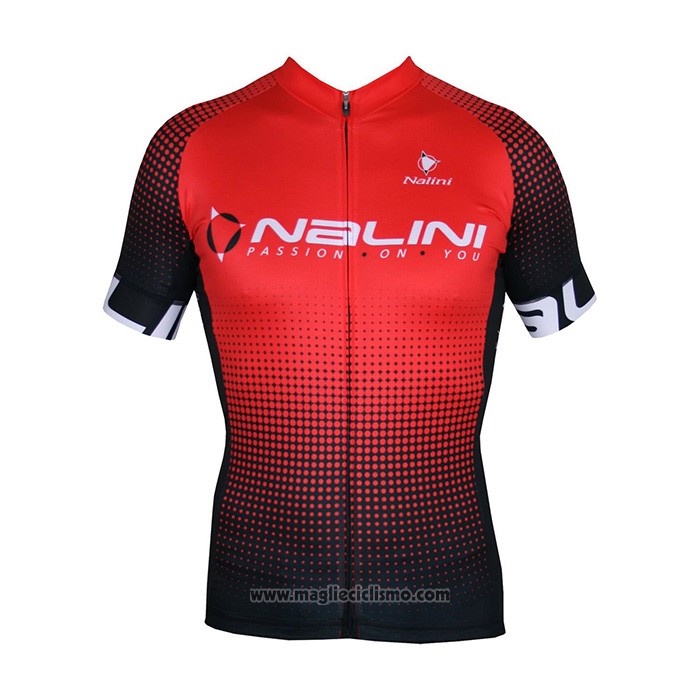 2021 Abbigliamento Ciclismo Nalini Rosso Manica Corta e Salopette