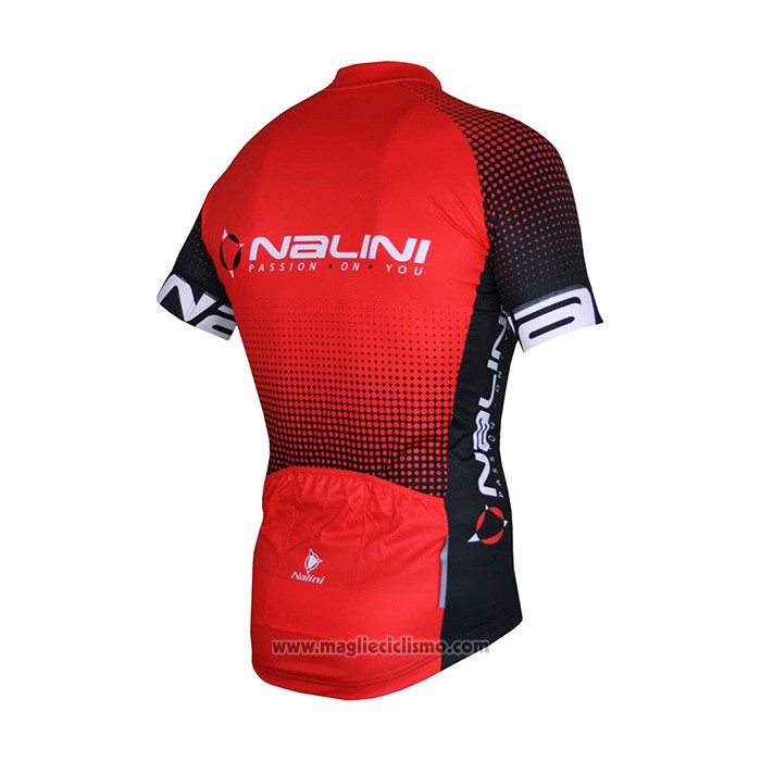 2021 Abbigliamento Ciclismo Nalini Rosso Manica Corta e Salopette
