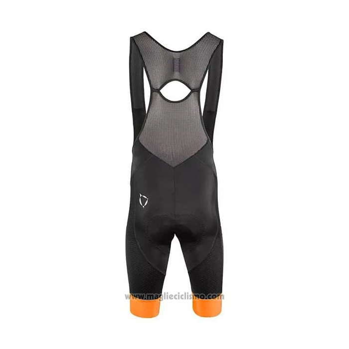 2021 Abbigliamento Ciclismo Nalini Verde Arancione Manica Corta e Salopette