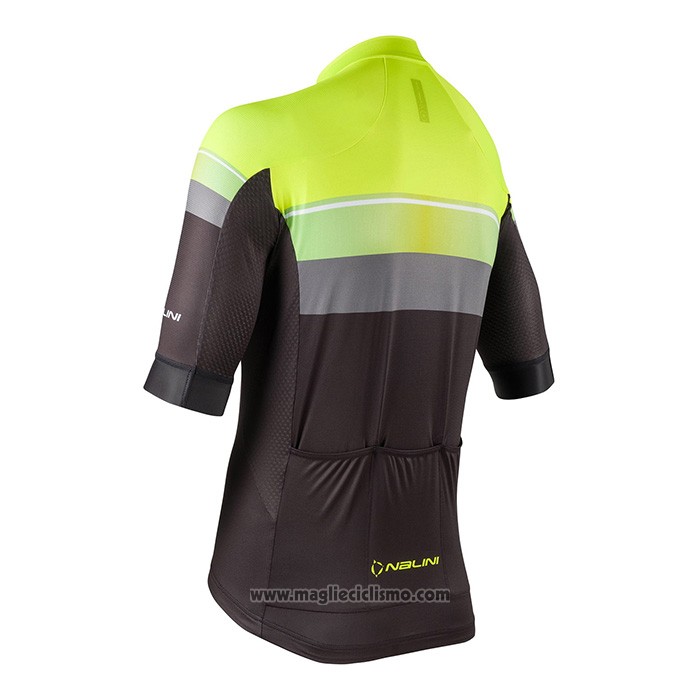 2022 Abbigliamento Ciclismo Nalini Giallo Manica Corta e Salopette