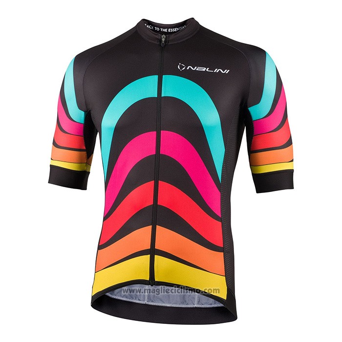 2022 Abbigliamento Ciclismo Nalini Nero Manica Corta e Salopette