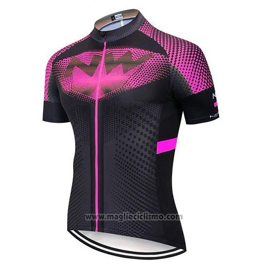 2020 Abbigliamento Ciclismo Northwave Fuxia Nero Manica Corta e Salopette
