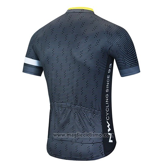 2020 Abbigliamento Ciclismo Northwave Grigio Nero Bianco Manica Corta e Salopette
