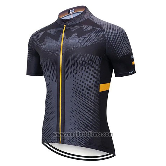 2020 Abbigliamento Ciclismo Northwave Grigio Nero Giallo Manica Corta e Salopette