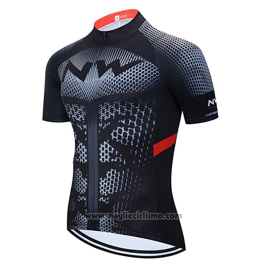 2020 Abbigliamento Ciclismo Northwave Nero Giallo Rosso Manica Corta e Salopette