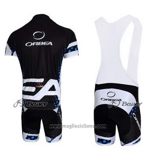 2013 Abbigliamento Ciclismo Orbea Nero Manica Corta e Salopette