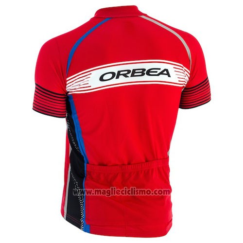 2015 Abbigliamento Ciclismo Orbea Rosso Manica Corta e Salopette