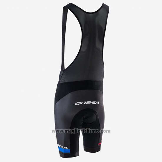 2017 Abbigliamento Ciclismo Orbea Nero Manica Corta e Salopette