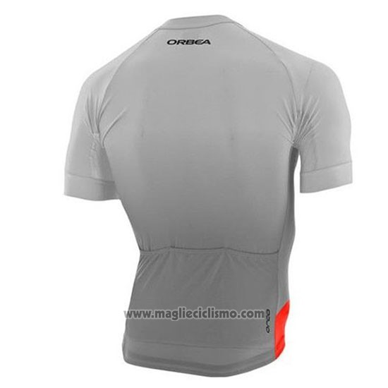 2020 Abbigliamento Ciclismo Orbea Giallo Arancione Manica Corta e Salopette