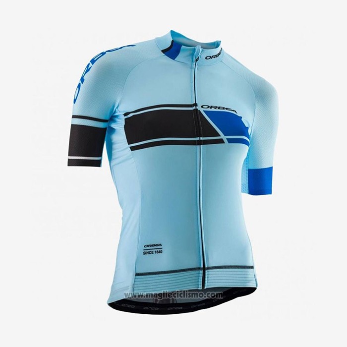 2021 Abbigliamento Ciclismo Orbea Azzurro Manica Corta e Salopette