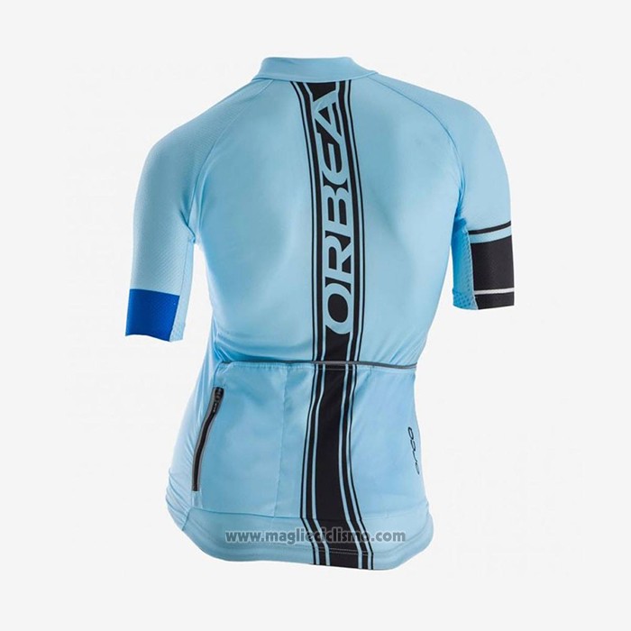 2021 Abbigliamento Ciclismo Orbea Azzurro Manica Corta e Salopette