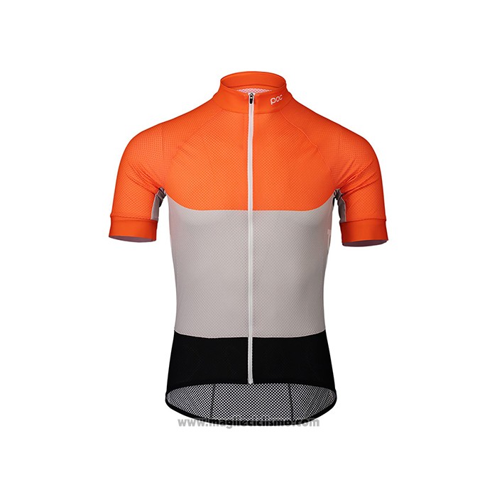 2021 Abbigliamento Ciclismo POC Arancione Manica Corta e Salopette