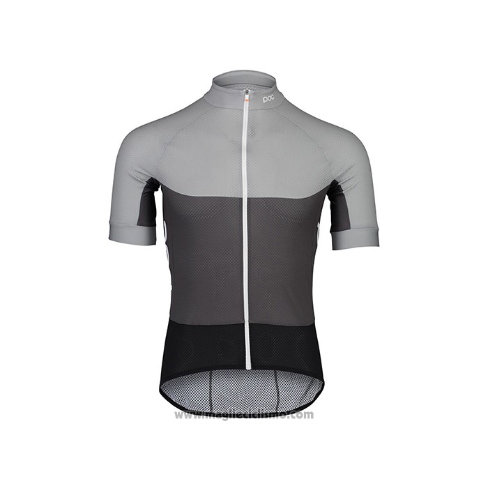 2021 Abbigliamento Ciclismo POC Grigio Manica Corta e Salopette