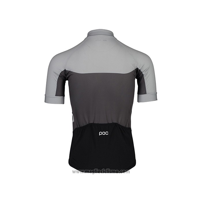 2021 Abbigliamento Ciclismo POC Grigio Manica Corta e Salopette