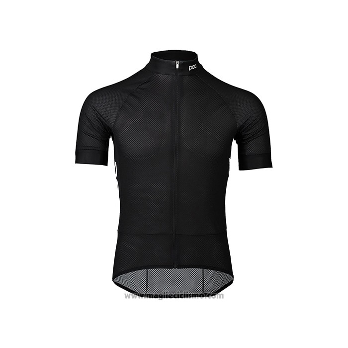 2021 Abbigliamento Ciclismo POC Nero Manica Corta e Salopette
