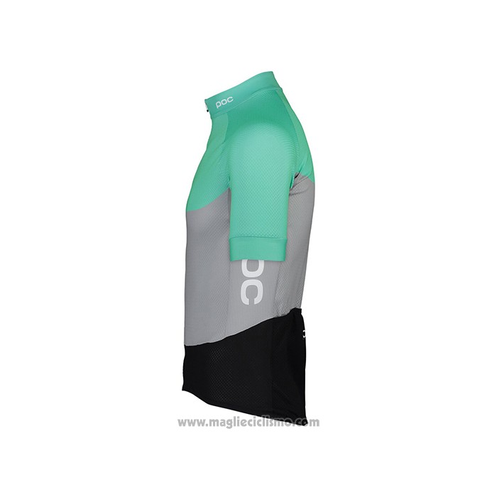2021 Abbigliamento Ciclismo POC Verde Manica Corta e Salopette
