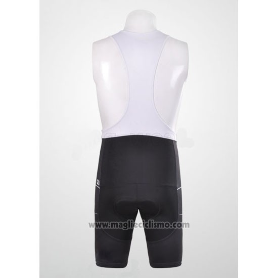 2012 Abbigliamento Ciclismo Pinarello Nero e Bianco Manica Corta e Salopette