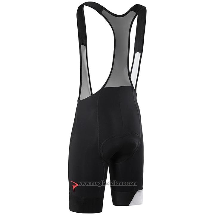 2020 Abbigliamento Ciclismo Pinarello Rosso Bianco Manica Corta e Salopette