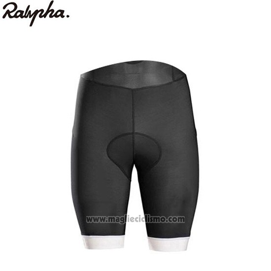 2019 Abbigliamento Ciclismo Ralph Bianco Nero Manica Corta e Salopette