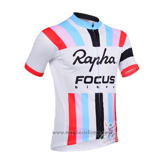 2013 Abbigliamento Ciclismo Rapha Bianco Manica Corta e Salopette