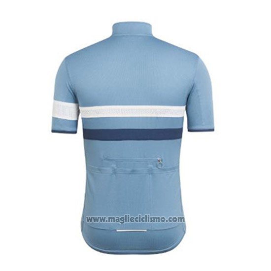 2018 Abbigliamento Ciclismo Ralph Blu e Blu Scuro Manica Corta e Salopette