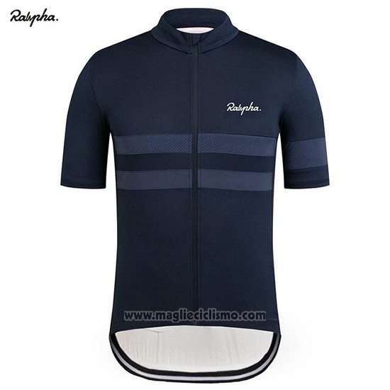 2019 Abbigliamento Ciclismo Rapha Spento Blu Manica Corta e Salopette