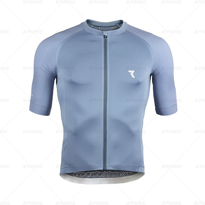 2020 Abbigliamento Ciclismo Ryzon Celeste Manica Corta e Salopette