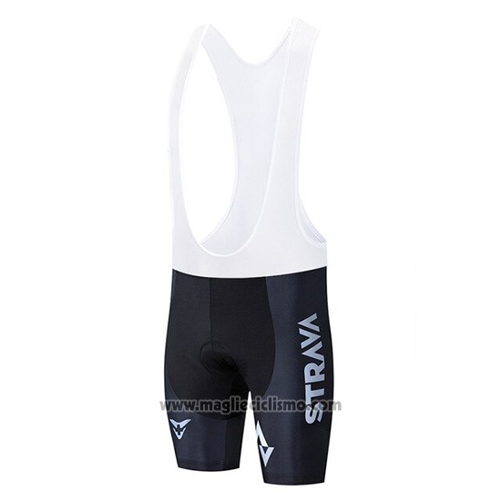 2019 Abbigliamento Ciclismo STRAVA Spento Viola Manica Corta e Salopette