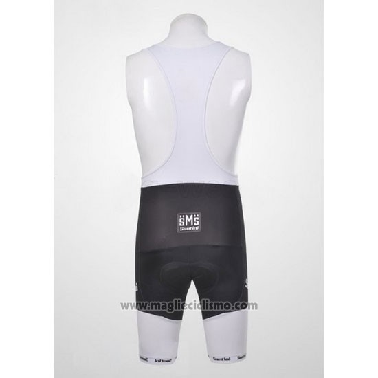 2011 Abbigliamento Ciclismo Santini Azzurro e Bianco Manica Corta e Salopette