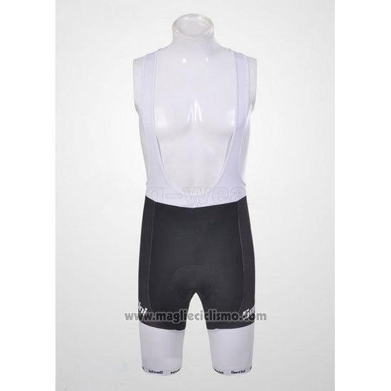 2011 Abbigliamento Ciclismo Santini Blu e Bianco Manica Corta e Salopette