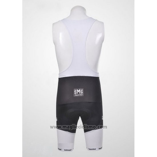 2011 Abbigliamento Ciclismo Santini Blu e Bianco Manica Corta e Salopette