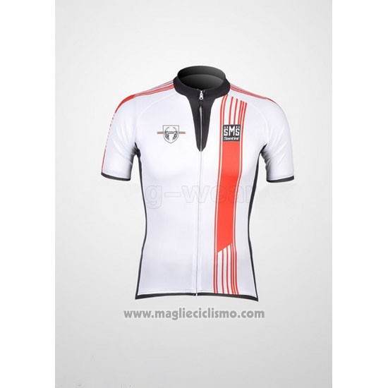 2012 Abbigliamento Ciclismo Santini Nero e Bianco Manica Corta e Salopette
