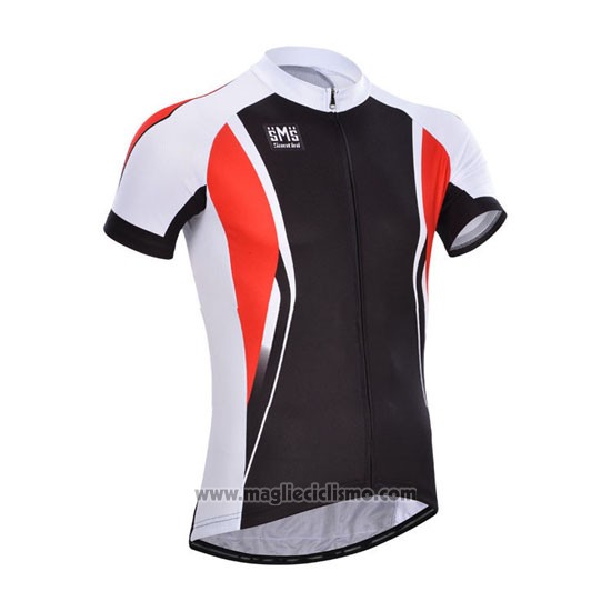 2014 Abbigliamento Ciclismo Santini Nero e Bianco Manica Corta e Salopette