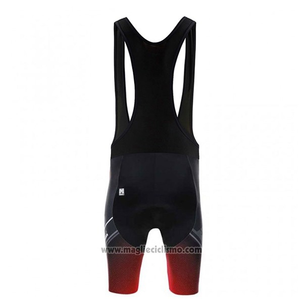 2017 Abbigliamento Ciclismo Santini Airform Rosso Manica Corta e Salopette