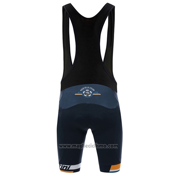 2017 Abbigliamento Ciclismo Santini Blu Manica Corta e Salopette