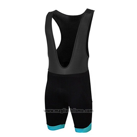 2017 Abbigliamento Ciclismo Santini Celeste Manica Corta e Salopette