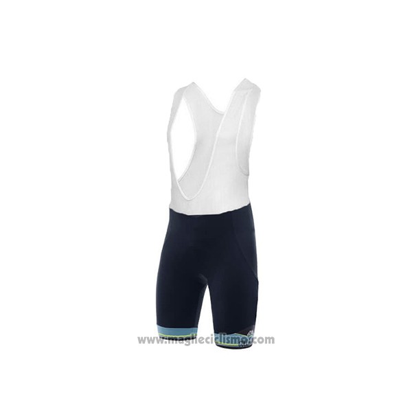 2017 Abbigliamento Ciclismo Santini Collegrllo Scuro Blu Manica Corta e Salopette
