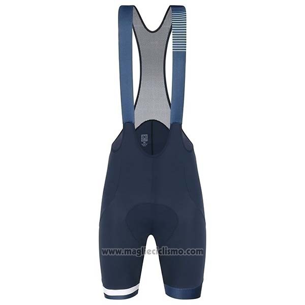2019 Abbigliamento Ciclismo Santini Blu Bianco Manica Corta e Salopette