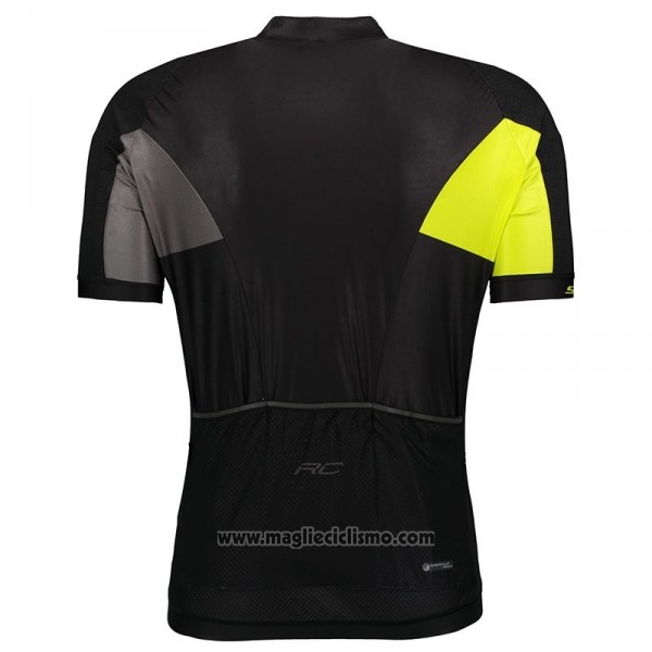 2018 Abbigliamento Ciclismo Castelli Grigio Giallo Nero Manica Corta e Salopette