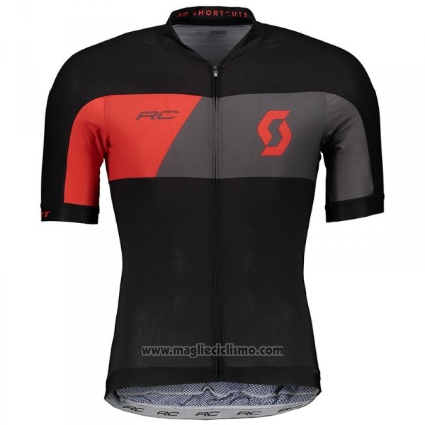 2018 Abbigliamento Ciclismo Castelli Grigio Rosso Nero Manica Corta e Salopette